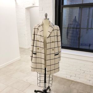 Tory Burch Checkered Plaid Jacket Size S NWT